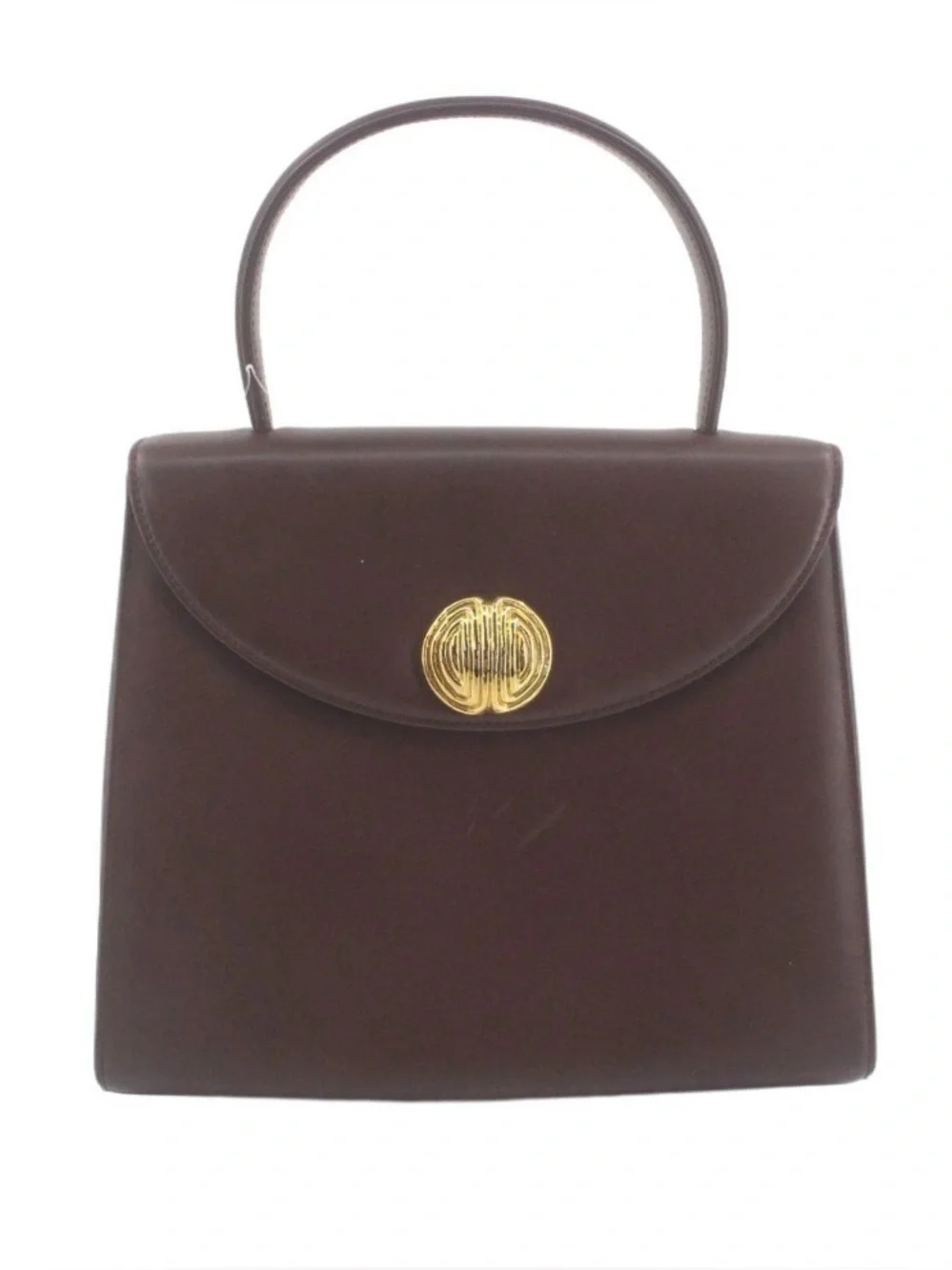 Authentic Vintage Givenchy brown leather handbag